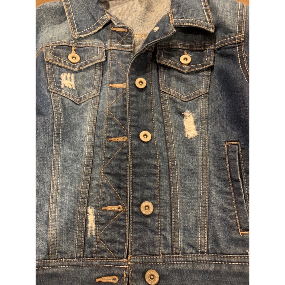 Distressed Jean Jacket - Picture 5 of 5